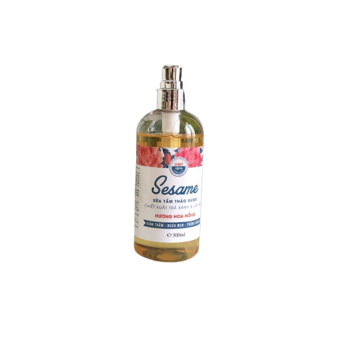 td sesame shower gel with rose 300ml