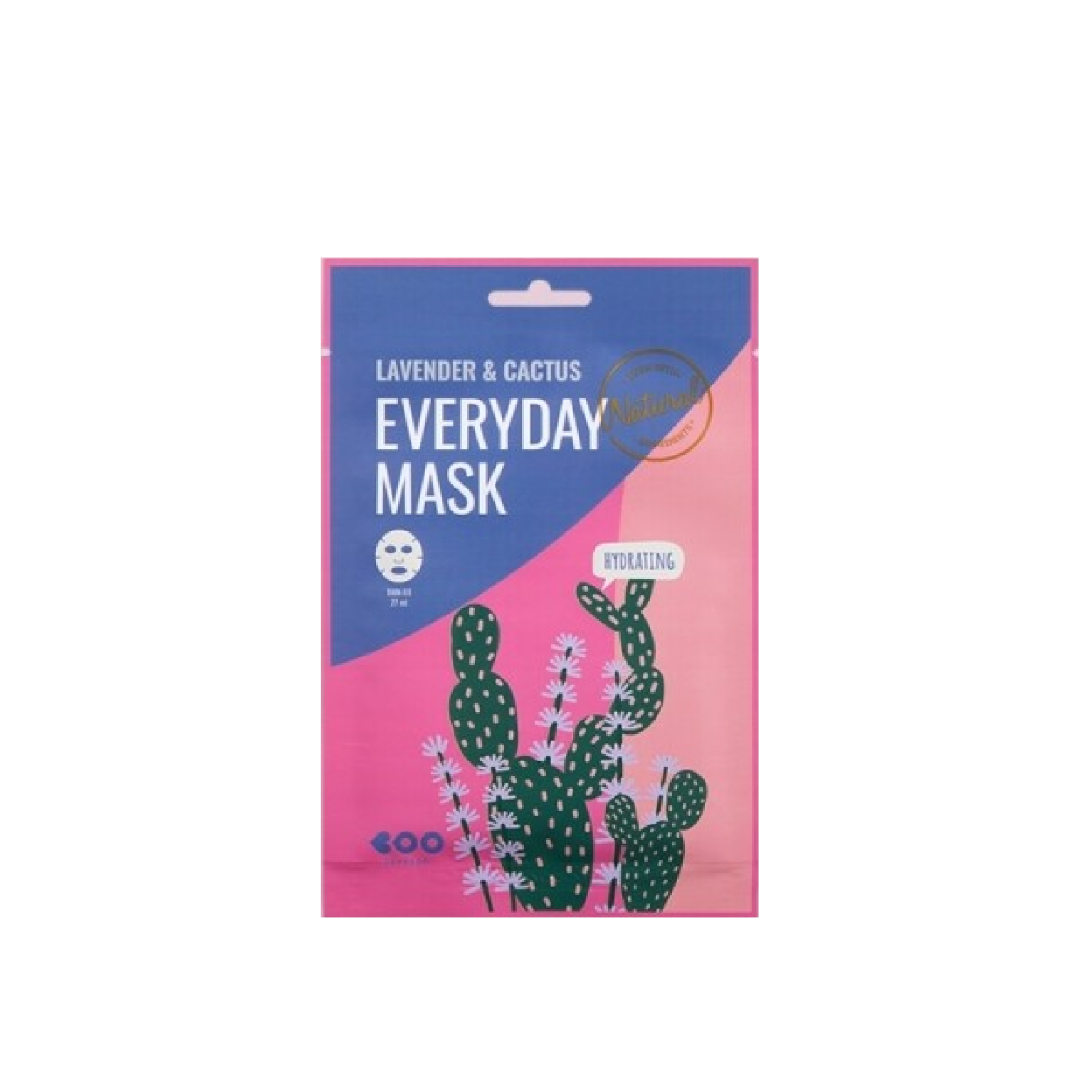 Mặt nạ cấp nước và làm dịu da Dearboo Lavender & Cactus Everyday Mask