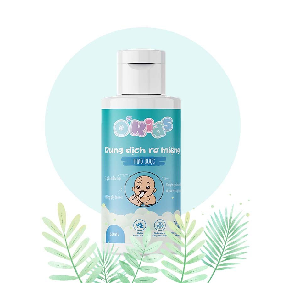 DUNG DỊCH RƠ MIỆNG THẢO DƯỢC O'KIDS 50ML